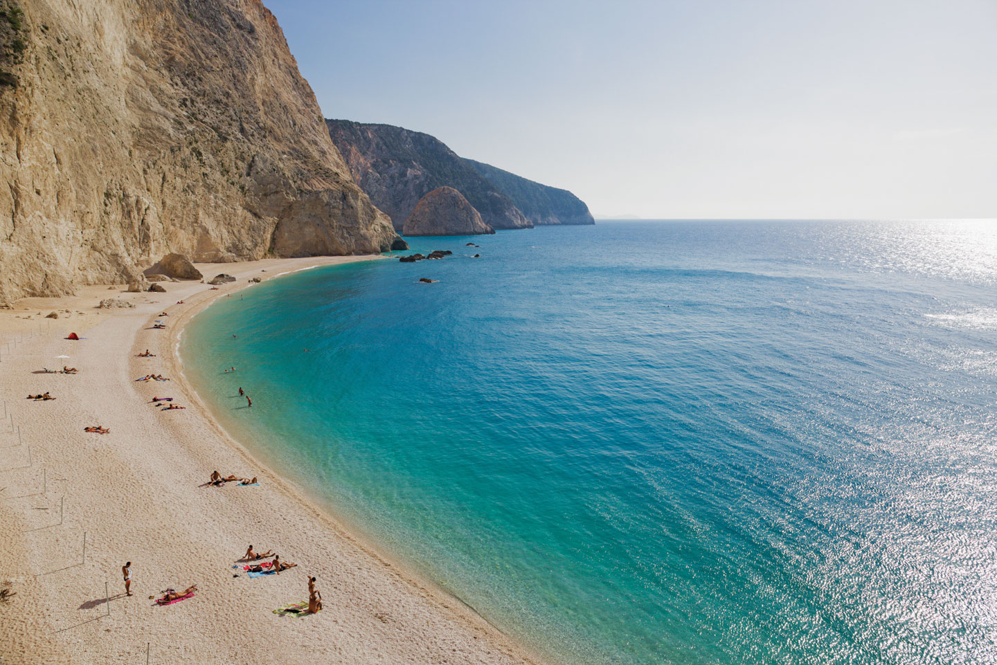 The prize-winning beach Porto Katsiki in Lefkada | Lefkada Slow Guide