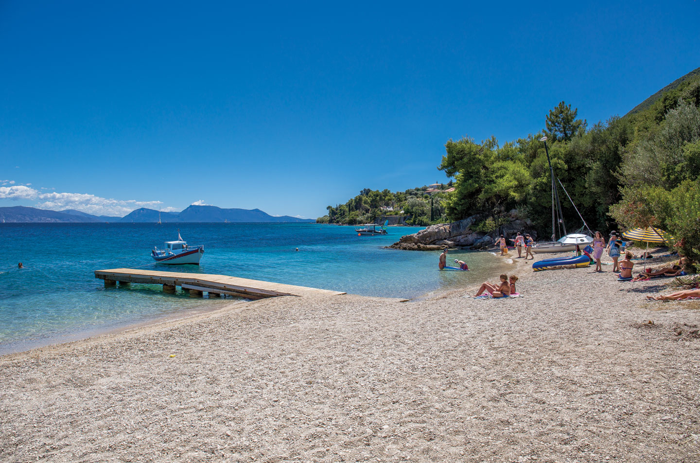 Nikiana is one of the most developed touristic areas on Lefkada | Lefkada Slow Guide