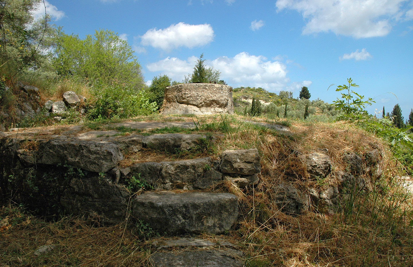 The Stenofrya wells which once supplied the hamlet with water