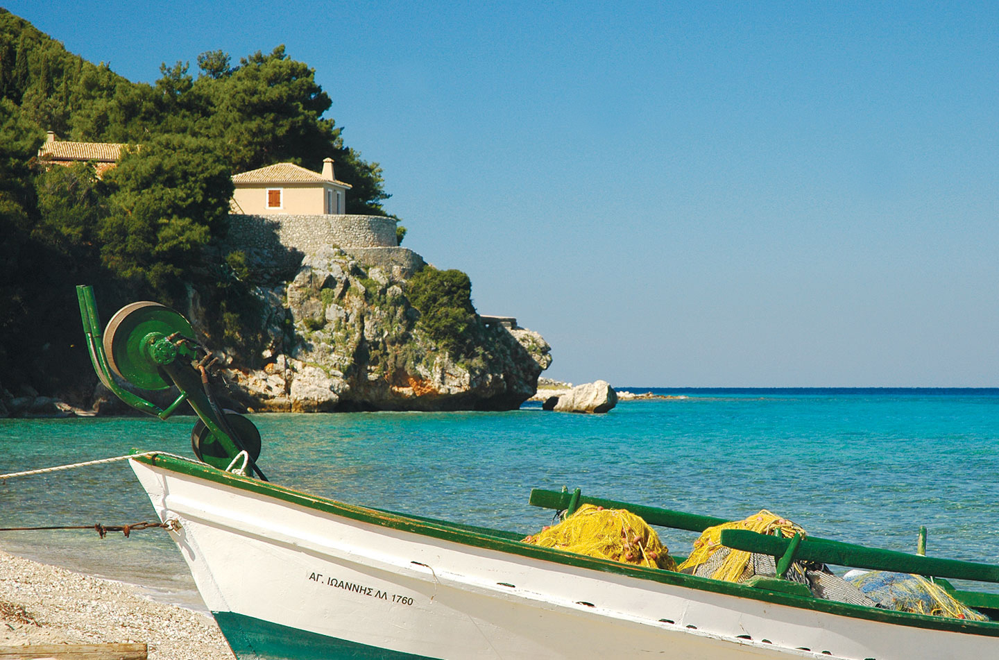 Ai Giannis beach in Lefkada is a favorite choice of the local inhabitants